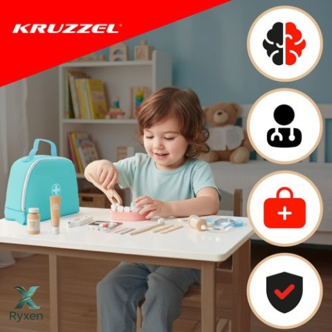 Zestaw małego doktora - dentysta Kruzzel 26421 KRUZZEL