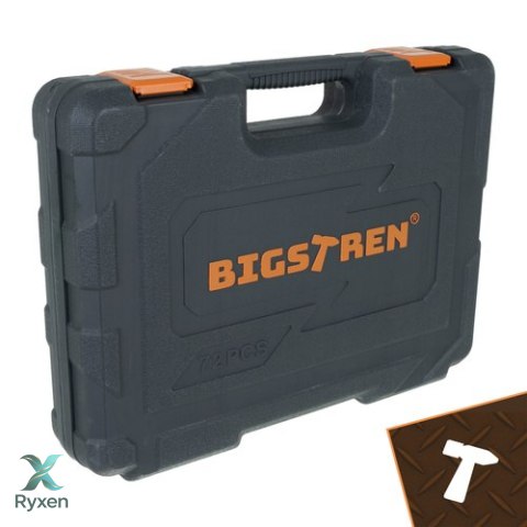 Zestaw narzędzi w walizce 72el. Bigstren 26846 BIGSTREN