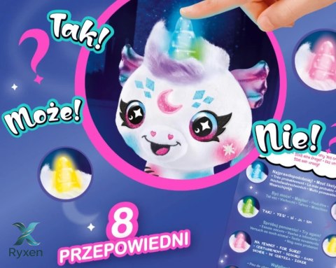 Zestaw projekt plusz gwiezdny jednorożec ze świecącym rogiem EPEE