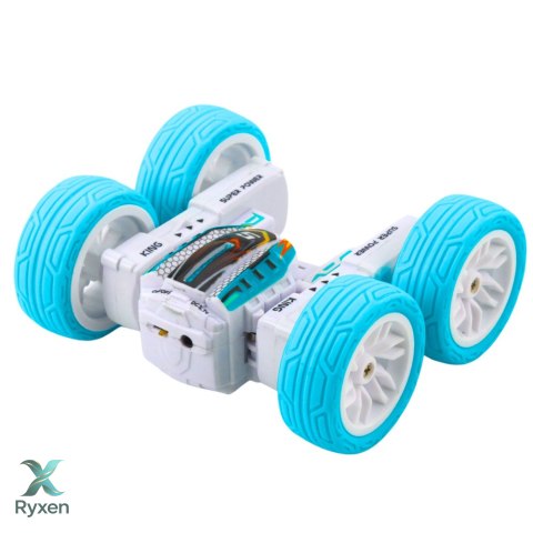 Auto Terenowe Akrobatyczne Zdalnie Sterowane 360° Niebieskie 1:32 LEAN TOYS
