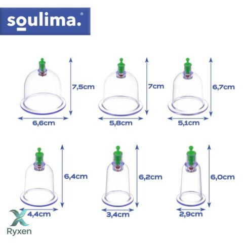 Bańki chińskie próżniowe Soulima 27292 ISO TRADE