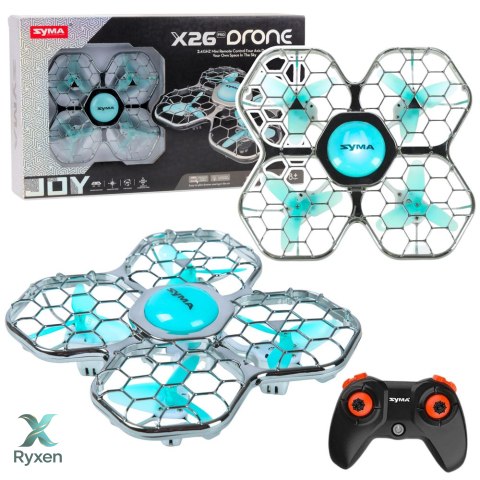 Dron Zdalnie Sterowany RC Syma X26 PRO Akrobacje Światła LED WIFI LEAN TOYS