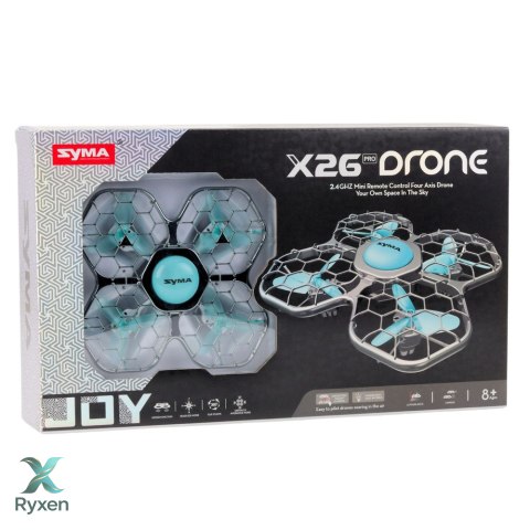 Dron Zdalnie Sterowany RC Syma X26 PRO Akrobacje Światła LED WIFI LEAN TOYS
