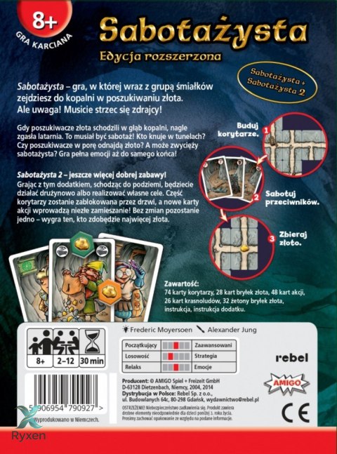 Gra sabotażysta (edycja rozszerzona) Rebel