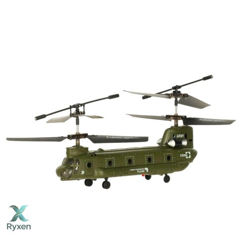 Helikopter Śmigłowiec Zdalnie Sterowany RC Syma S026H-1 Zielony Khaki LEAN TOYS
