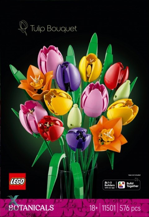 Klocki botanicals 11501 bukiet tulipanów LEGO