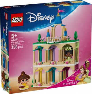 Klocki disney 43291 mała bella i tiana z zamkiem LEGO