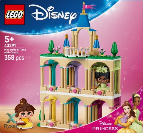 Klocki disney 43291 mała bella i tiana z zamkiem LEGO