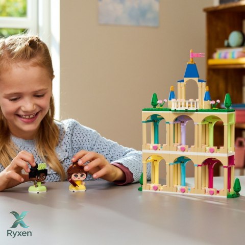 Klocki disney 43291 mała bella i tiana z zamkiem LEGO