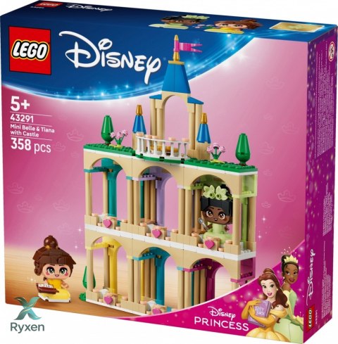 Klocki disney 43291 mała bella i tiana z zamkiem LEGO