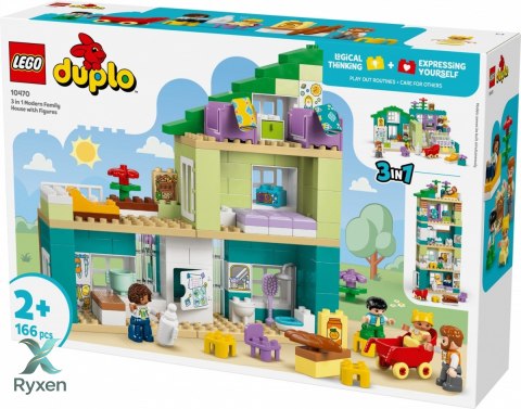 Klocki duplo 10470 nowoczesny dom rodzinny 3 w 1 z figurkami LEGO