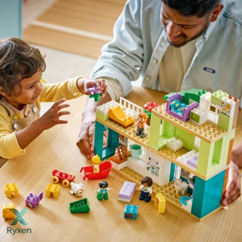 Klocki duplo 10470 nowoczesny dom rodzinny 3 w 1 z figurkami LEGO