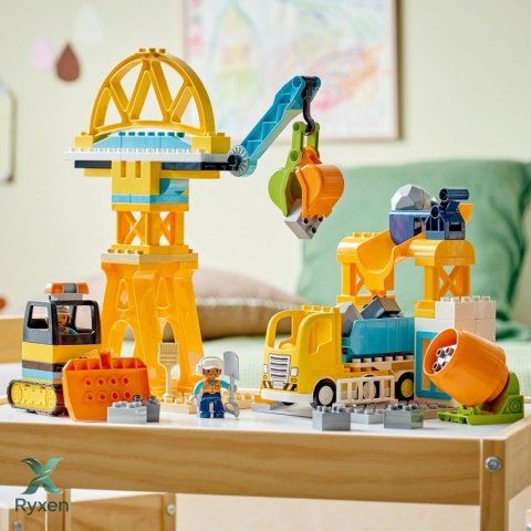 Klocki duplo 10476 plac budowy z pojazdami 3 w 1 LEGO