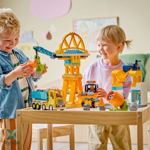 Klocki duplo 10476 plac budowy z pojazdami 3 w 1 LEGO