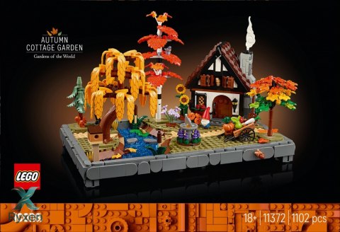 Klocki icons 11372 jesienny ogród z chatką LEGO