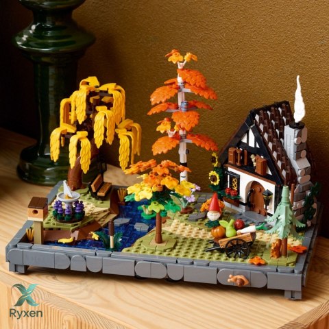 Klocki icons 11372 jesienny ogród z chatką LEGO