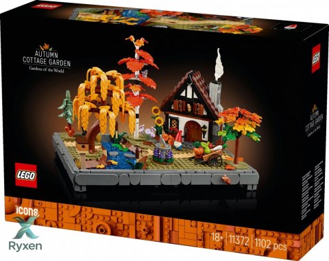 Klocki icons 11372 jesienny ogród z chatką LEGO