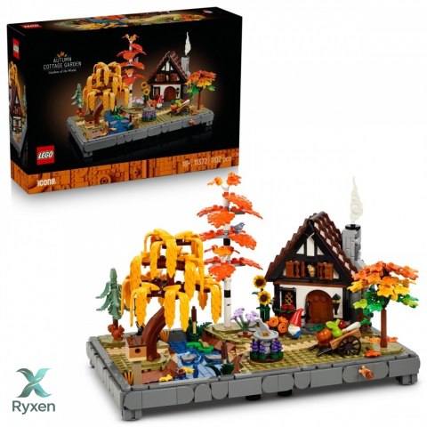 Klocki icons 11372 jesienny ogród z chatką LEGO