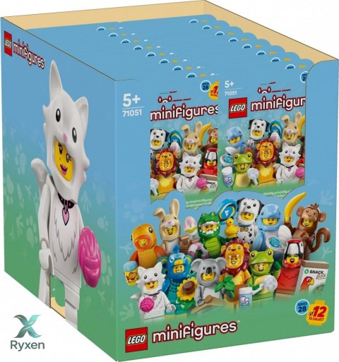 Klocki minifigures 71051 minifigurki seria 28 - zwierzęta (box) LEGO