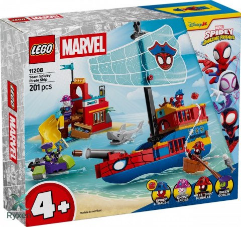 Klocki spidey 11208 statek piracki drużyny spideyego LEGO