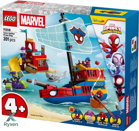 Klocki spidey 11208 statek piracki drużyny spideyego LEGO