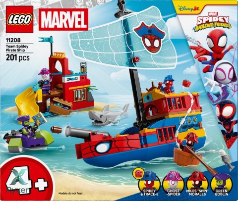 Klocki spidey 11208 statek piracki drużyny spideyego LEGO