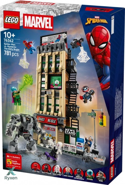 Klocki super heroes 76342 spider-man kontra mysterio: daily bugle LEGO