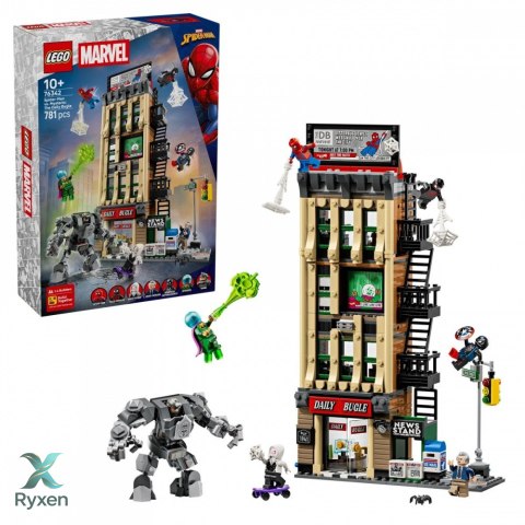 Klocki super heroes 76342 spider-man kontra mysterio: daily bugle LEGO