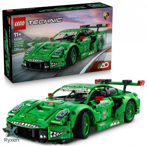 Klocki technic 42224 samochód porsche 911 gt3 r rexy ao racing LEGO