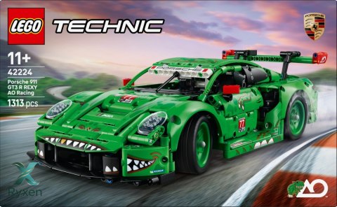 Klocki technic 42224 samochód porsche 911 gt3 r rexy ao racing LEGO