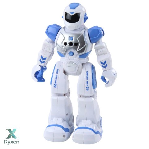 Robot Edukacyjny Zdalnie Sterowany RC Mówi Tańczy Światła Dźwięki Niebieski LEAN TOYS
