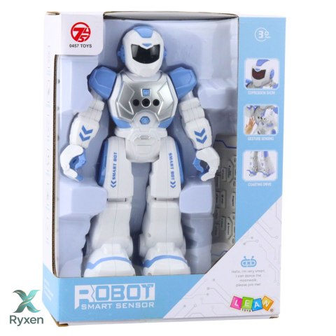 Robot Edukacyjny Zdalnie Sterowany RC Mówi Tańczy Światła Dźwięki Niebieski LEAN TOYS