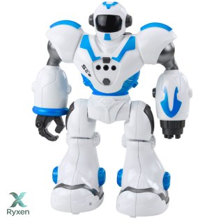 Robot Interaktywny Zdalnie Sterowany RC 16 Funkcji Światła Dźwięki Niebieski LEAN TOYS