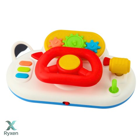 Symulator Kierowania Dla Malucha Interaktywna Kierownica Światła Dźwięki LEAN TOYS