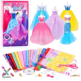 Zestaw Kreatywny DIY Projektowanie Szycie Ubrań Dla Lalek LEAN TOYS