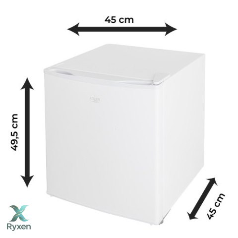 AD 8096 white Wolnostojąca lodówka podblatowa 45l | metalowe drzwi | 6-stopniowa regulacja | agregatowa | biała ADLER