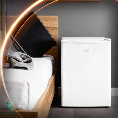 AD 8096 white Wolnostojąca lodówka podblatowa 45l | metalowe drzwi | 6-stopniowa regulacja | agregatowa | biała ADLER