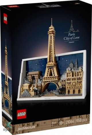 Klocki architecture 21064 paryż - miasto miłości LEGO