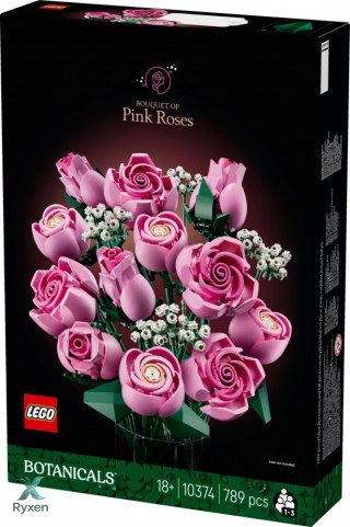 Klocki botanicals 10374 bukiet różowych róż LEGO