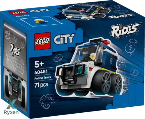 Klocki city 60481 pojazdy - ciężarówka policyjna LEGO