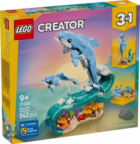 Klocki creator 31385 zwierzęta morskie: piękny delfin LEGO