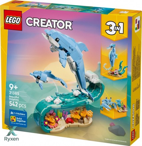 Klocki creator 31385 zwierzęta morskie: piękny delfin LEGO