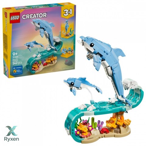 Klocki creator 31385 zwierzęta morskie: piękny delfin LEGO
