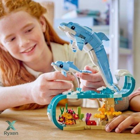 Klocki creator 31385 zwierzęta morskie: piękny delfin LEGO