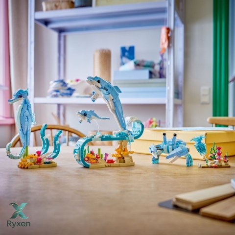 Klocki creator 31385 zwierzęta morskie: piękny delfin LEGO