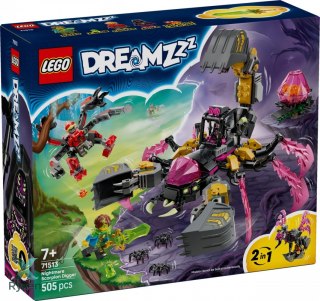 Klocki dreamzzz 71513 koszmarna skorpionowa koparka LEGO