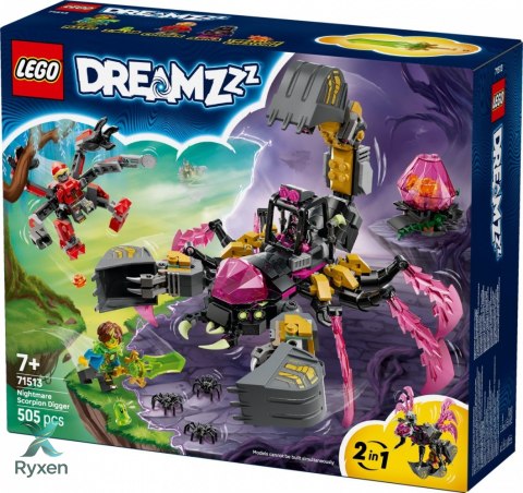 Klocki dreamzzz 71513 koszmarna skorpionowa koparka LEGO
