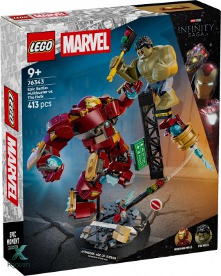 Klocki super heroes 76343 epicka bitwa: hulkbuster kontra hulk LEGO