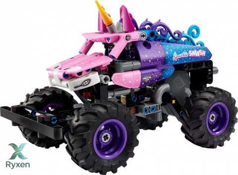 Klocki technic 42220 monster jam sparkle smash z napędem typu pull-back LEGO