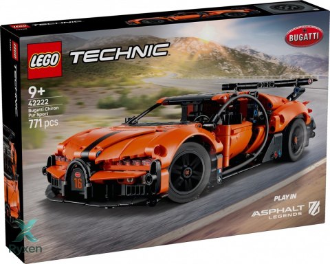 Klocki technic 42222 hipersamochód bugatti chiron pur sport LEGO